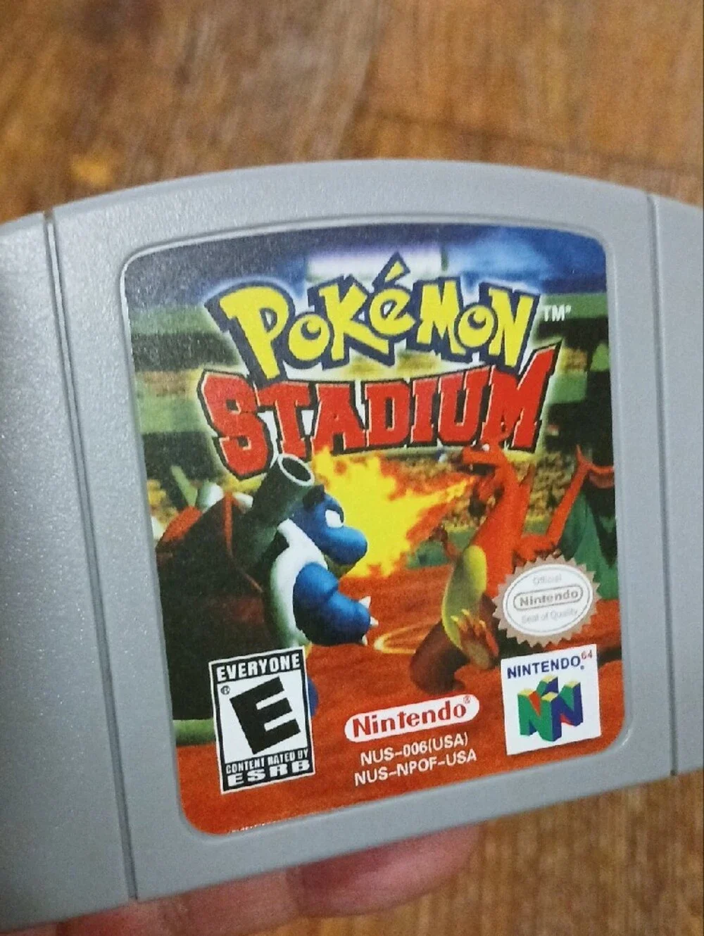 Nintendo Pokémon Stadium N64 Game Cartridge - Gray
